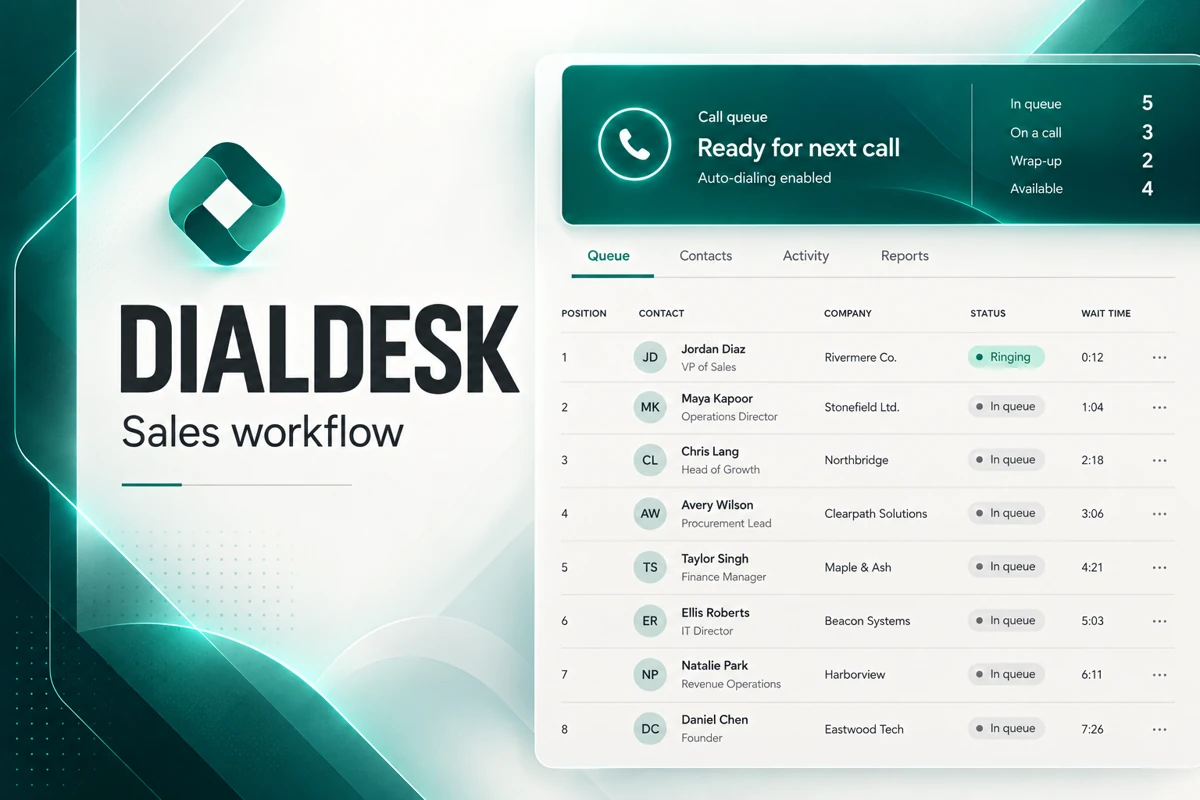 DialDesk Sales Dialer and CRM