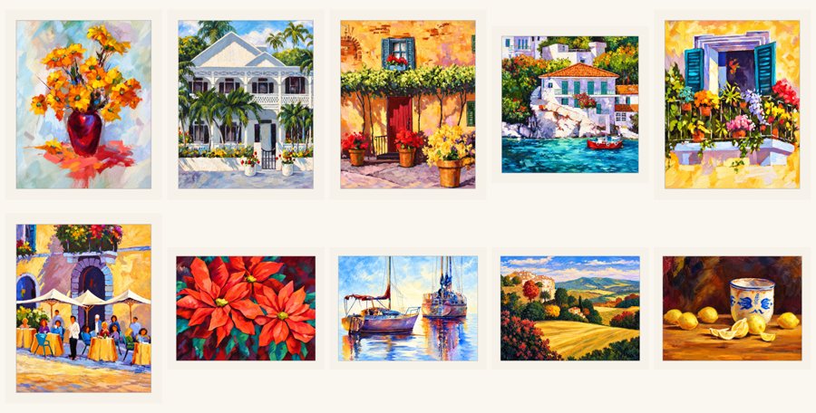 J. Tate Top 10 Half-Matte Painting Collection