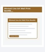 Minimal Line Art Print No. 3
